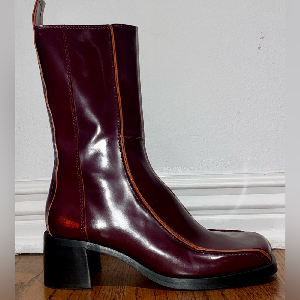 Miista Burgundy Mariela Boots- STUNNING and never been worn!! ‼️SOLD‼️